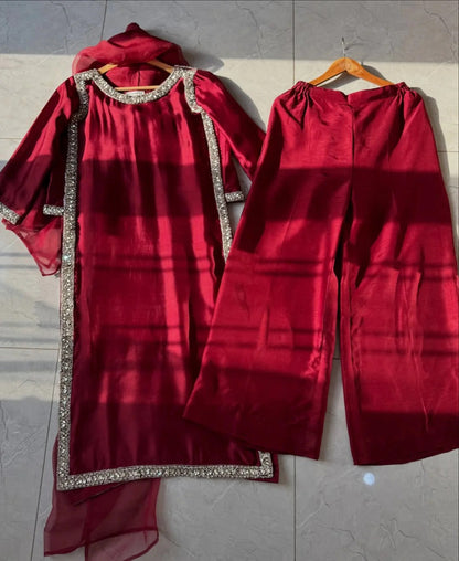 Noor– Fancy Lace Work 3PC