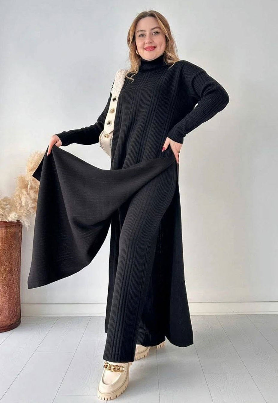 Ribbed Elegance – 2PC Set