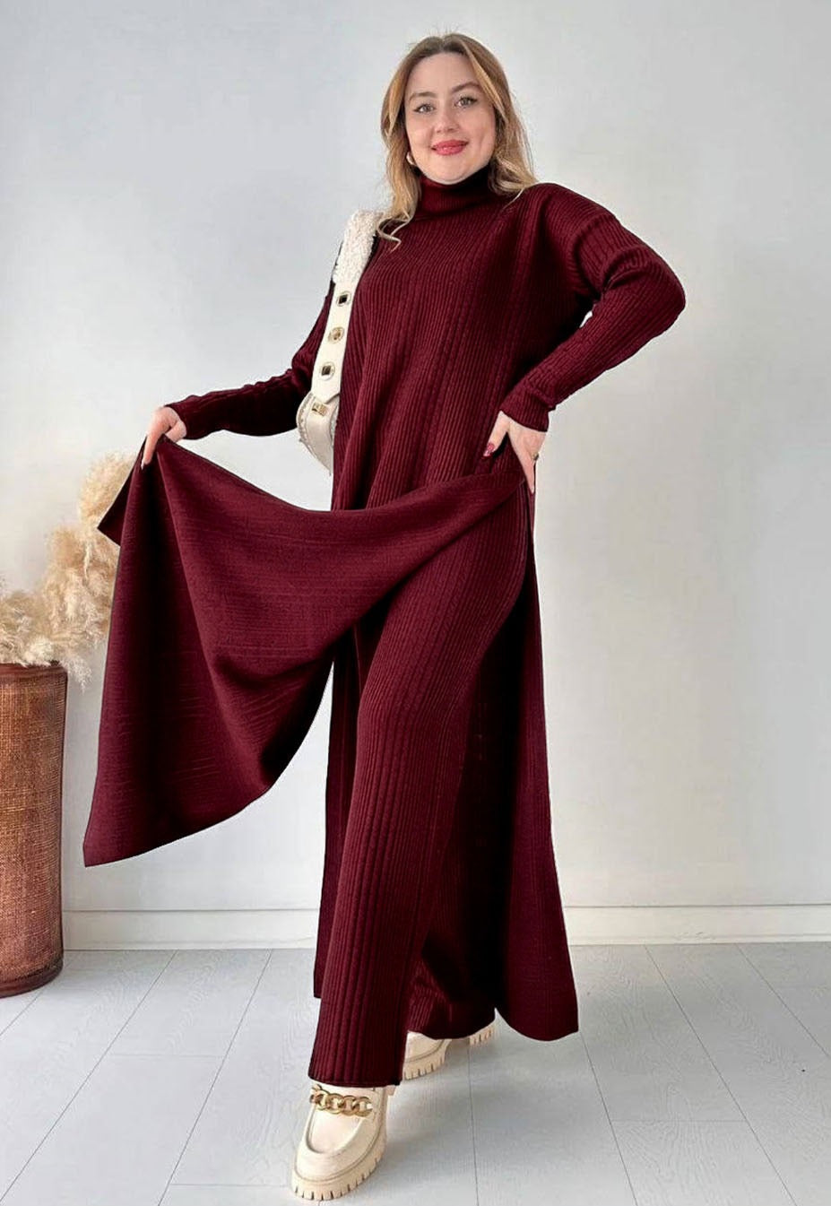 Ribbed Elegance – 2PC Set
